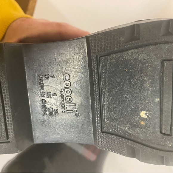 Women's Capelli New York Plaid Lined Rain Boots Rubber Size 7 Adj. Strap/Buckle - Picture 5 of 6